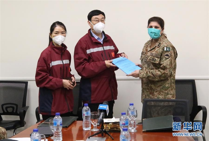 （国际疫情）（2）中国专家与巴基斯坦医务人员交流防疫理念