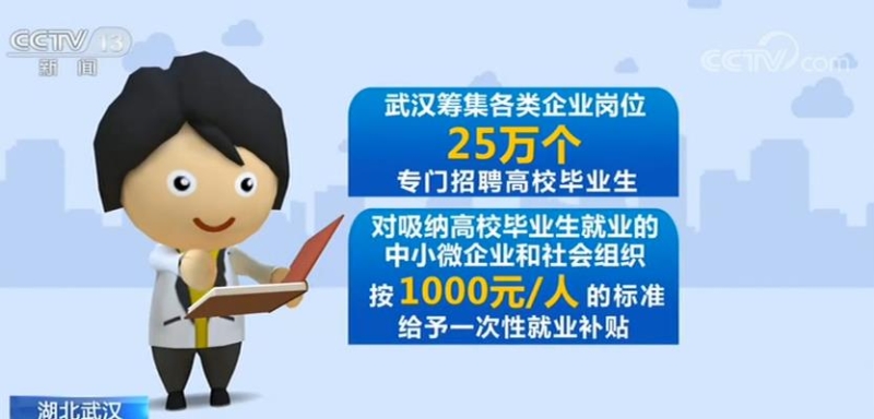 武汉筹集各类企业岗位25万个 迎接高校毕业生就业