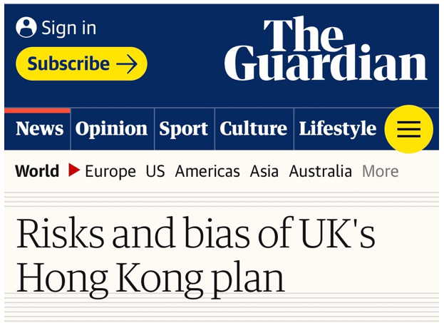 热评国际丨英国“香港计划”遭群嘲 还是先面对“疾风”吧！