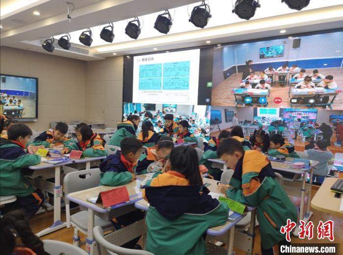 资料图： 浙江一小学的课堂。　童笑雨 摄