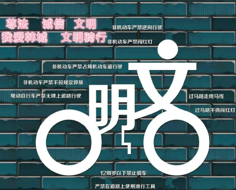 韩城：共享单车有了“身份”（图）