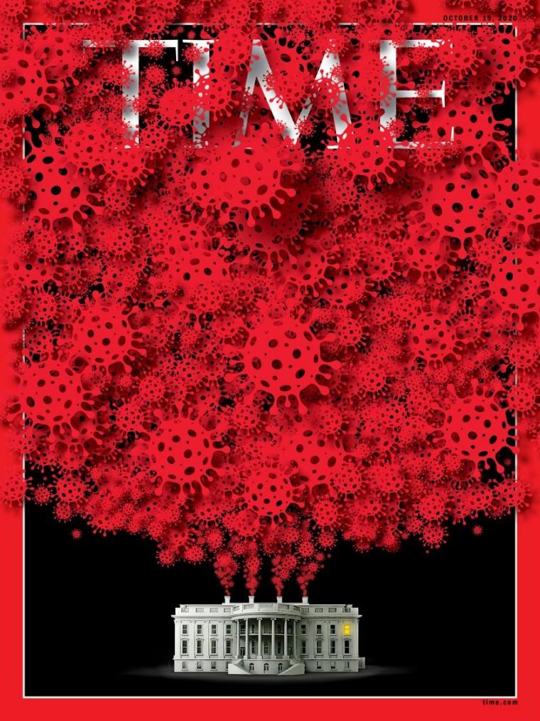 《时代》周刊白宫“沦陷”新冠病毒的震撼封面刷屏说明了什么？