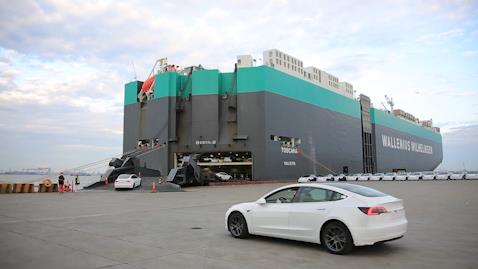 装船出海！“中国制造”特斯拉轿车正式出口欧洲