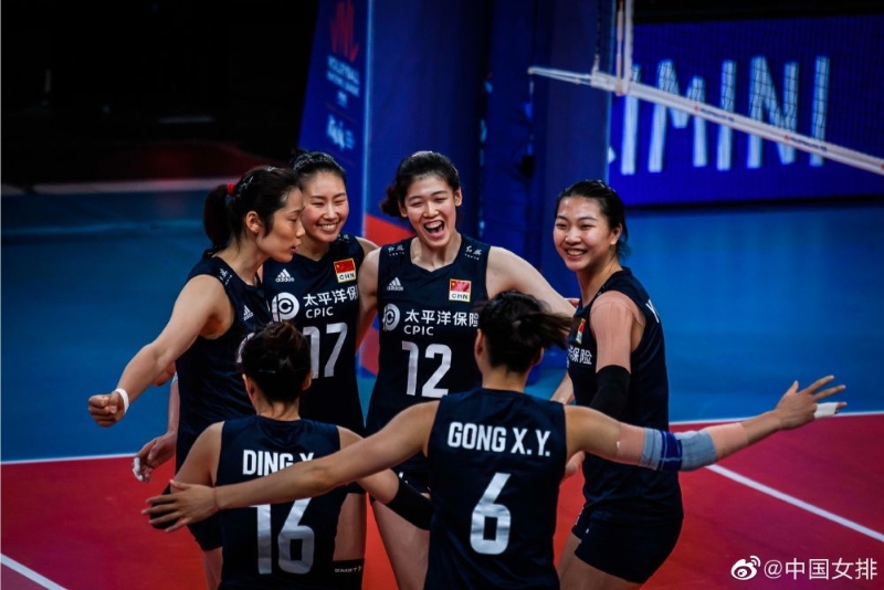 世界女排联赛中国队五连胜 晋级四强仍有微弱希望