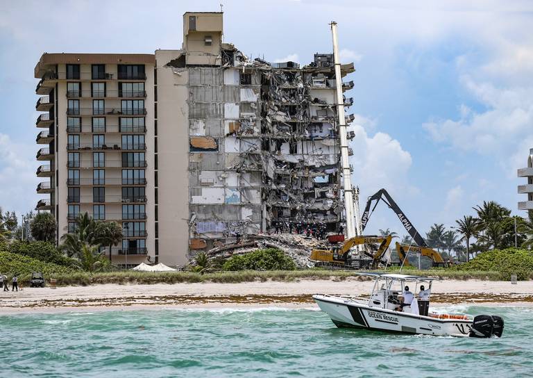 美国迈阿密大楼倒塌事故死亡人数上升至24人