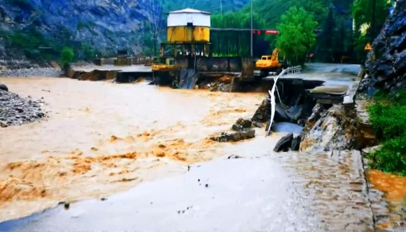 暴雨致陕西洛南县近7万人受灾 直接经济损失16483.4万元