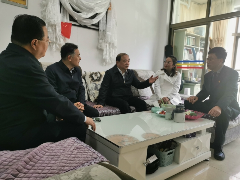 张广智率团慰问陕西省援藏工作队 考察对口援建工作