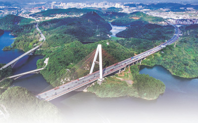 探访全长二三四〇公里、横贯东中西六省份的G60沪昆高速—— 高速通 产业兴 经济活（深度观察）