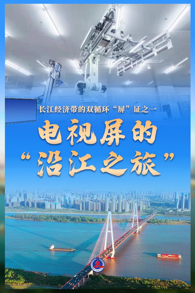 新华全媒+丨电视屏的“沿江之旅”——长江经济带的双循环“屏”证之一