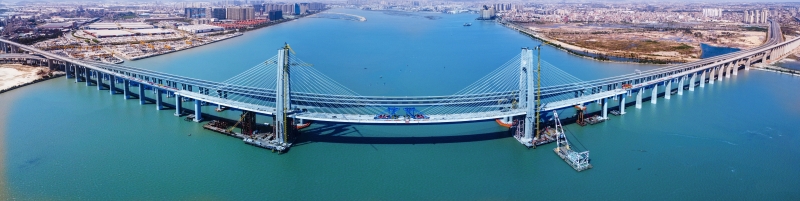 新建福厦铁路安海湾特大桥合龙，中国高铁实现“跨海不减速”！