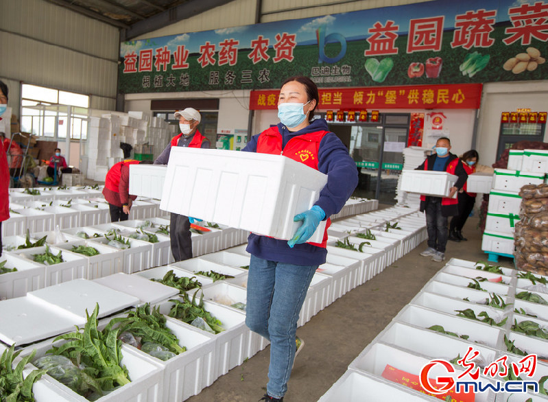 【组图】“守沪者联盟”丨江苏海安：150吨蔬菜驰援上海