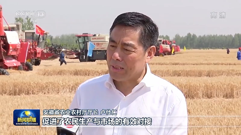 在希望的田野上·三夏时节丨我国收获小麦超过1.2亿亩 进度过四成