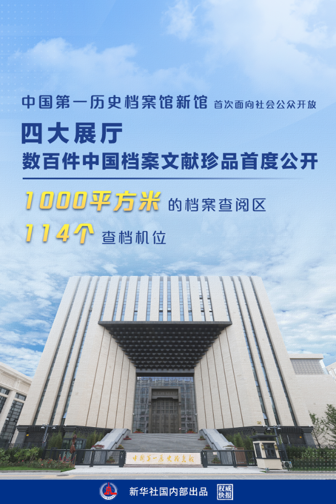 中国第一历史档案馆新馆首次面向社会公众开放