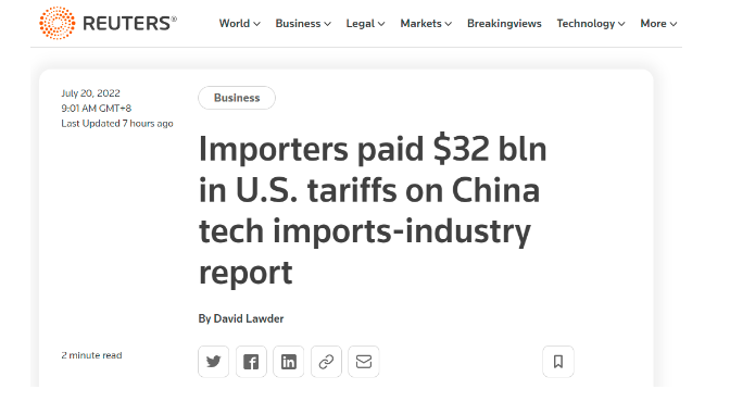 【中国那些事儿】对华关税代价过高！美商界人士发文：我们希望重塑对华关系