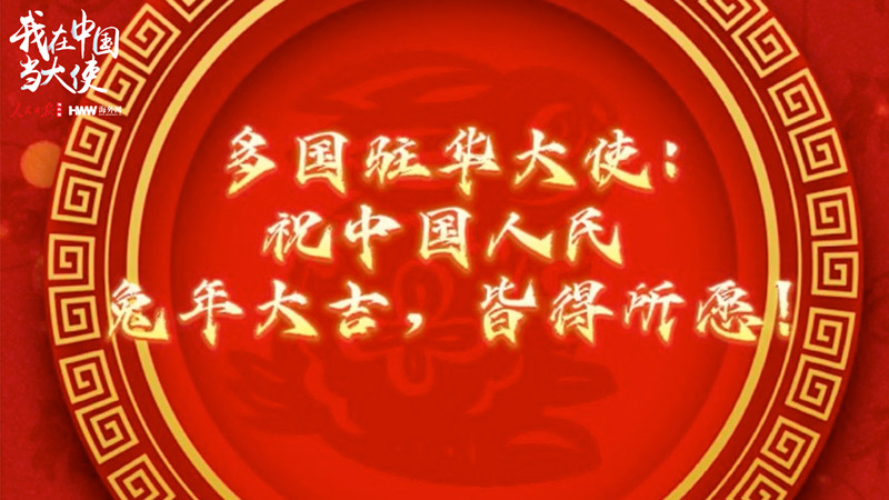 【驻华大使贺新春】“祝中国人民兔年大吉，皆得所愿！”