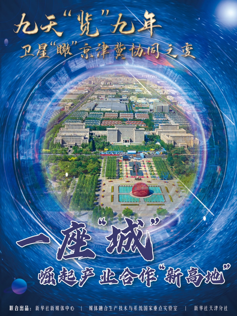 新华全媒+|卫星瞰京津冀协同发展：一座城，崛起产业合作新高地