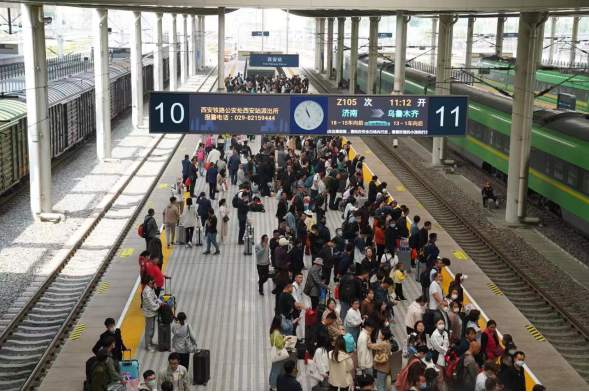 创历史最高！五一假期陕西铁路预计发送旅客超400万人次