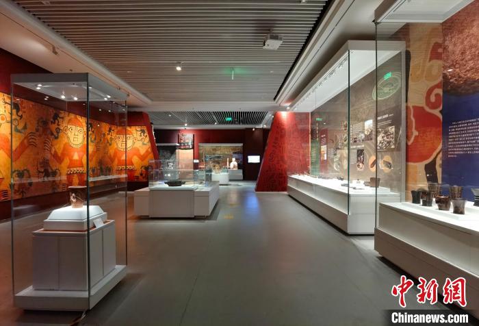 图为“消失的文明——印加人和帝国四方之地”展览。　陕西历史博物馆供图