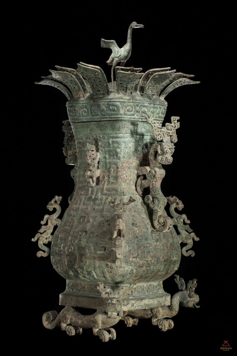 青铜时代的绝唱 莲鹤方壶出土百年记