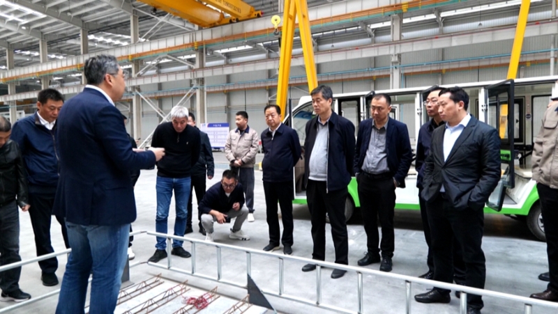 陕西瑞高材料科技有限公司来蒲城考察交流 。