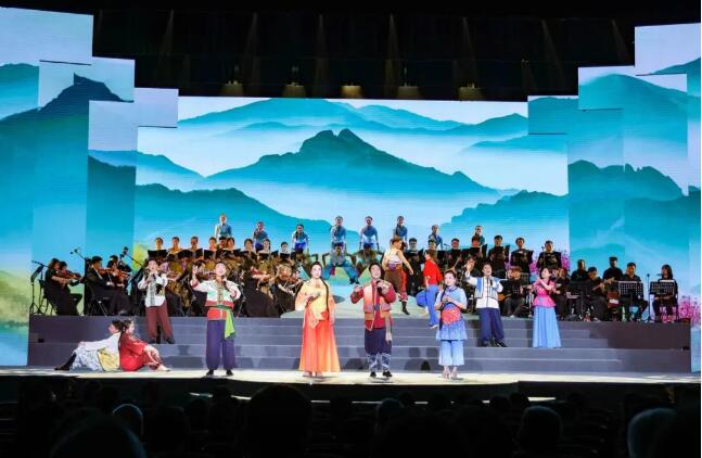 汉中市组团参加陕南民歌音乐会