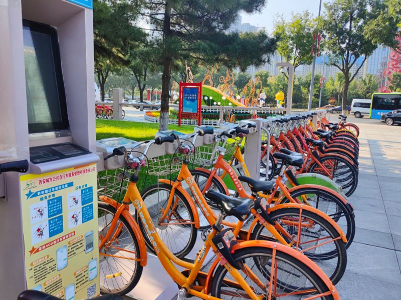 西安城市公共自行车“五一”期间免费骑